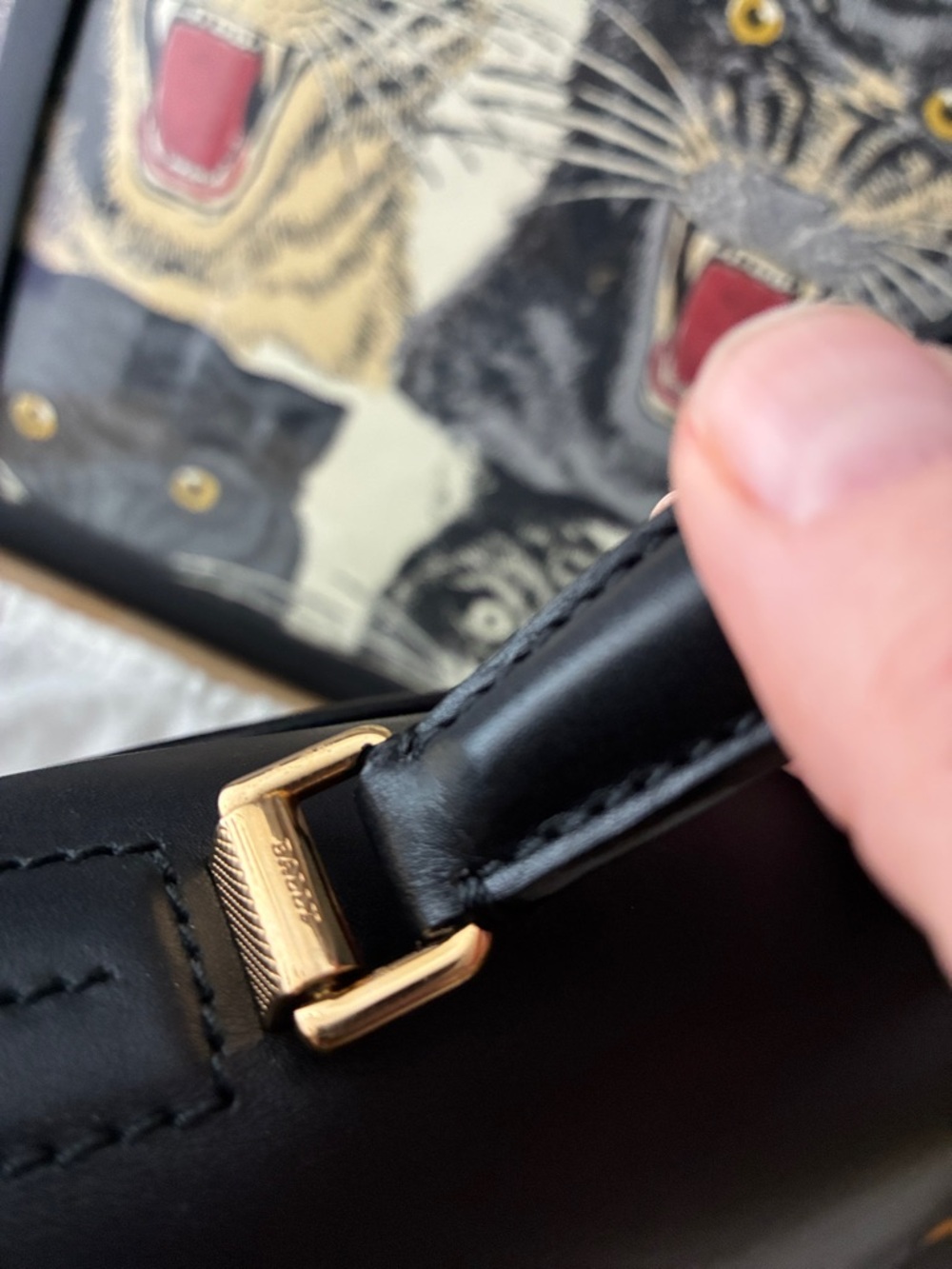 Bally B Turn Lightning Bolt Satchel Handbag! - Picture 10 of 11